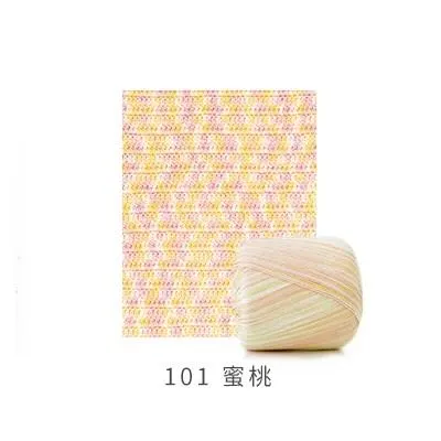 101#Peach Soda yarn color